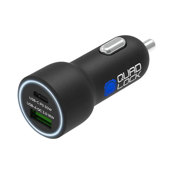 Quad Lock 360 Accessory - Dual USB 12V Car Charger
